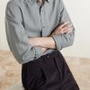 Garment-Dyed Linen Shirt - CU