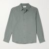 Garment-Dyed Linen Shirt