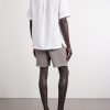Straight-Leg Garment-Dyed Linen Drawstring Bermuda Shorts - BK