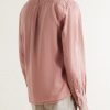 Garment-Dyed Linen Shirt - BK Garment-Dyed Linen Shirt - BK