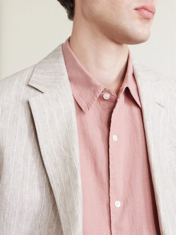 Garment-Dyed Linen Shirt - CU Garment-Dyed Linen Shirt - CU