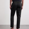 Steve Tapered Pleated Cotton Trousers - BK