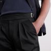 Steve Tapered Pleated Cotton Trousers - CU