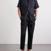 Steve Tapered Pleated Cotton Trousers - OU