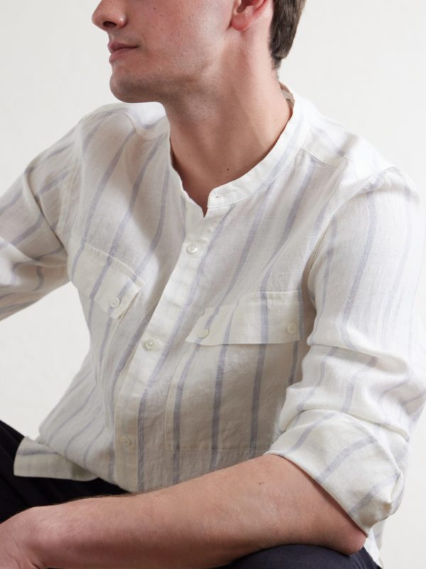 Striped Linen Shirt - E1