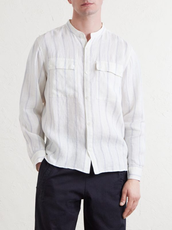 Striped Linen Shirt - FR