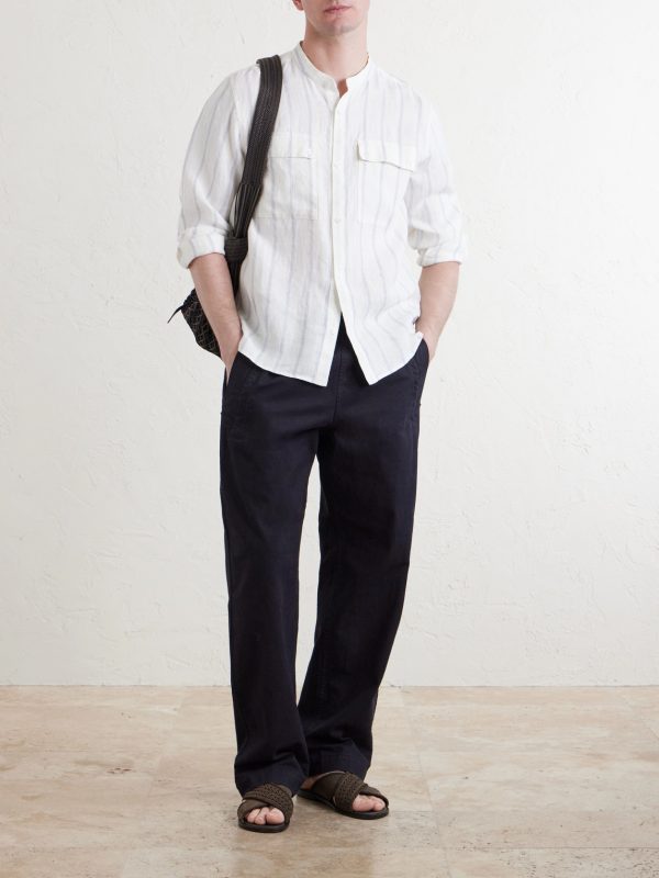 Striped Linen Shirt - OU