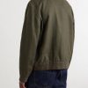 Linen-Twill Harrington Jacket - BK