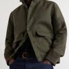 Linen-Twill Harrington Jacket - CU
