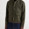Linen-Twill Harrington Jacket - FR
