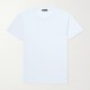 Slim-Fit Logo-Embroidered Cotton and Silk-Blend Jersey T-Shirt Slim-Fit Logo-Embroidered Cotton and Silk-Blend Jersey T-Shirt