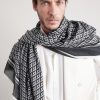Printed Cotton Scarf - BK