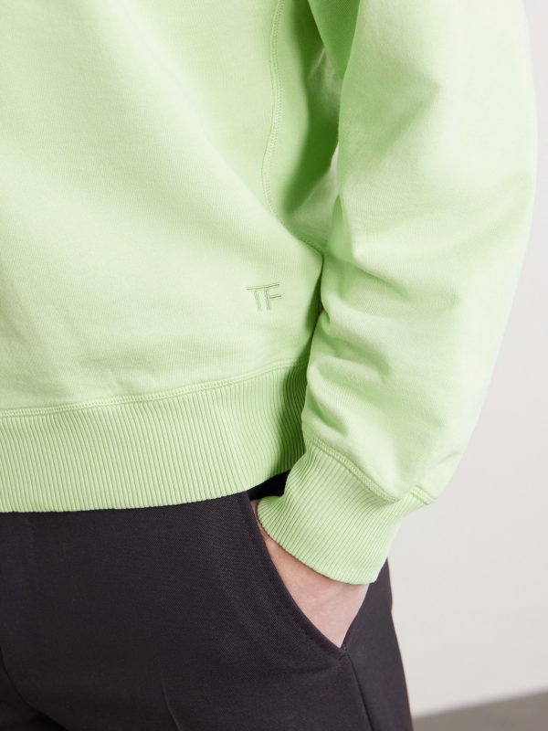 Logo-Embroidered Cotton-Jersey Sweatshirt - CU