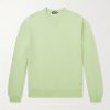 Logo-Embroidered Cotton-Jersey Sweatshirt