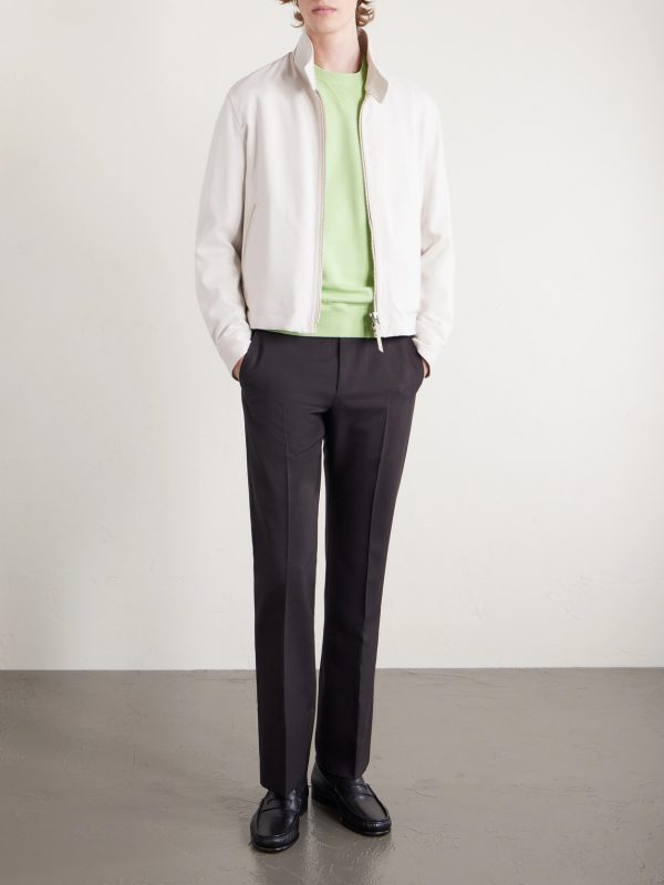 Logo-Embroidered Cotton-Jersey Sweatshirt - OU
