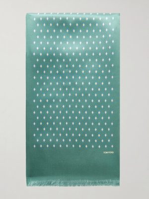 Silk-Jacquard Scarf