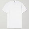 Pointelle-Knit Cotton T-Shirt