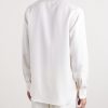 Perforated Silk-Twill Shirt - BK Perforated Silk-Twill Shirt - BK