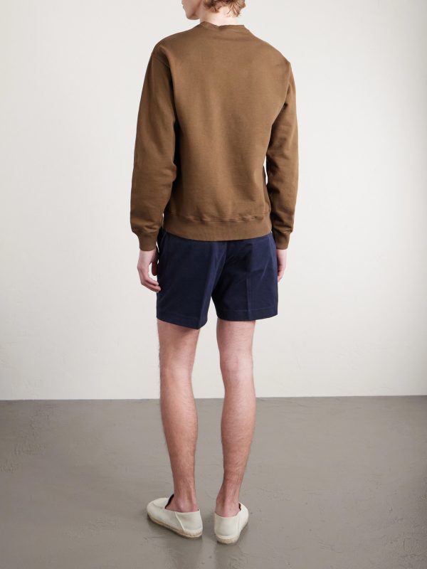 Logo-Embroidered Cotton-Jersey Sweatshirt - BK Logo-Embroidered Cotton-Jersey Sweatshirt - BK