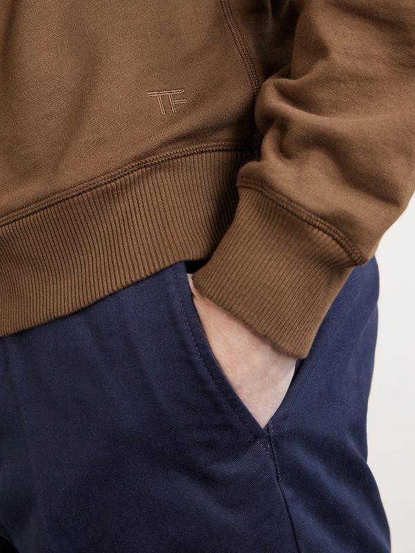 Logo-Embroidered Cotton-Jersey Sweatshirt - CU Logo-Embroidered Cotton-Jersey Sweatshirt - CU
