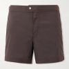 Straight-Leg Mid-Length Swim Shorts