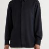Perforated Silk-Twill Shirt - FR Perforated Silk-Twill Shirt - FR