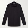 Perforated Silk-Twill Shirt Perforated Silk-Twill Shirt