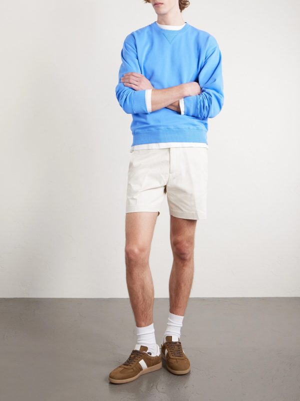 Logo-Embroidered Cotton-Jersey Sweatshirt - OU