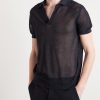 Open-Knit Sea Island Cotton and Silk-Blend Polo Shirt - FR