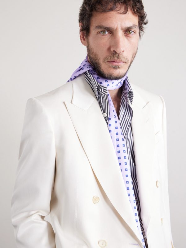 Silk-Jacquard Scarf - FR