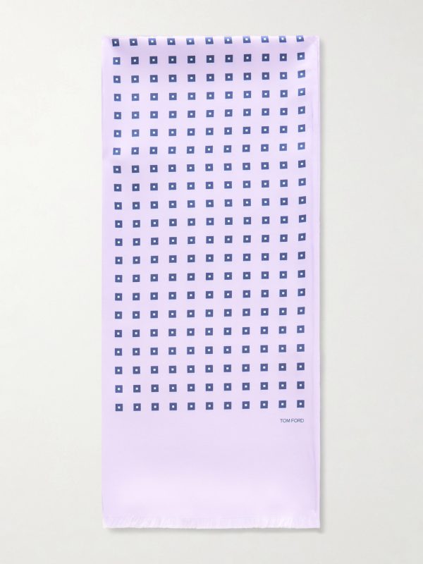 Silk-Jacquard Scarf