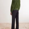Perforated Suede Bomber Jacket - BK