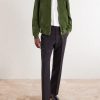 Perforated Suede Bomber Jacket - OU
