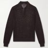 Open-Knit Sea Island Cotton and Silk-Blend Polo Shirt Open-Knit Sea Island Cotton and Silk-Blend Polo Shirt