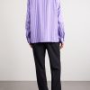 Striped Silk Shirt - BK Striped Silk Shirt - BK