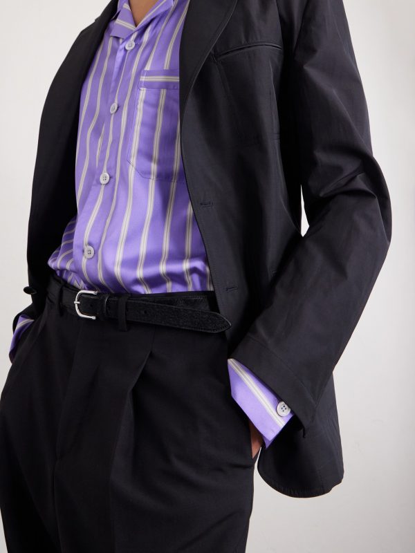 Striped Silk Shirt - CU Striped Silk Shirt - CU