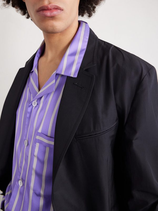 Striped Silk Shirt - E1 Striped Silk Shirt - E1