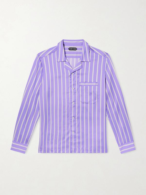 Striped Silk Shirt Striped Silk Shirt