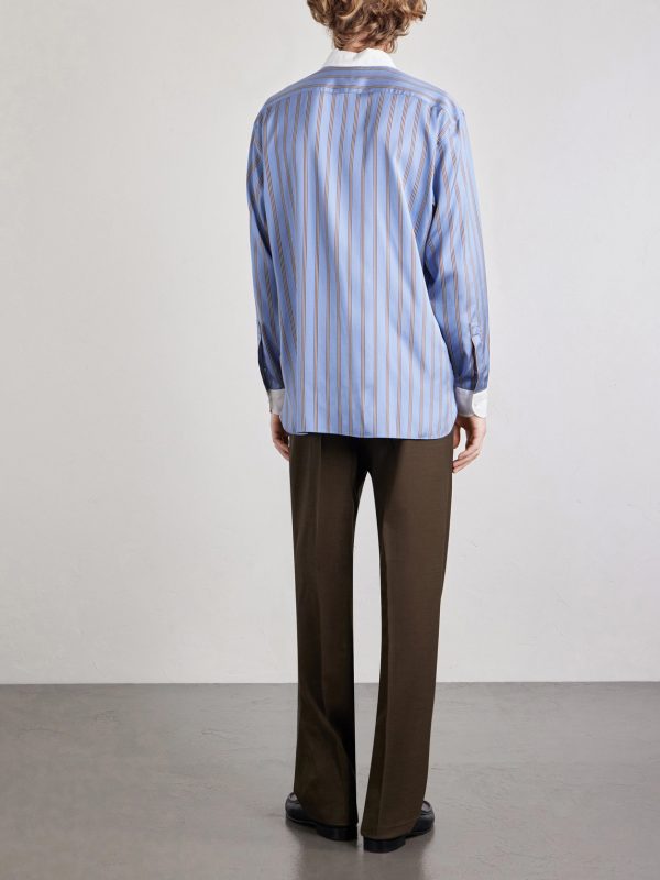 Striped Silk Shirt - BK