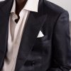 Double-Breasted Silk-Hopsack Blazer - CU