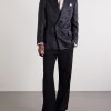 Double-Breasted Silk-Hopsack Blazer - OU