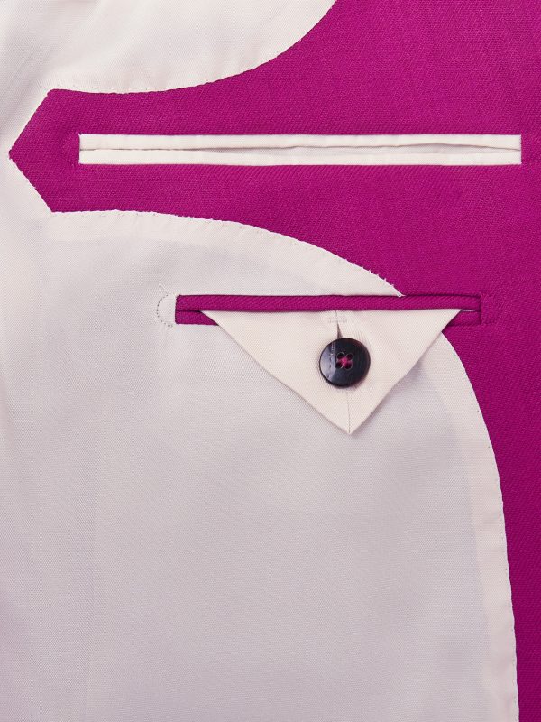 Slim-Fit Double-Breasted Wool-Twill Suit Jacket - E1 Slim-Fit Double-Breasted Wool-Twill Suit Jacket - E1