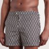 Straight-Leg Short-Length Printed Swim Shorts - FR Straight-Leg Short-Length Printed Swim Shorts - FR