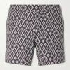 Straight-Leg Short-Length Printed Swim Shorts Straight-Leg Short-Length Printed Swim Shorts