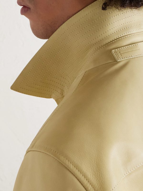 Leather Blouson Jacket - CU Leather Blouson Jacket - CU