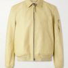 Leather Blouson Jacket Leather Blouson Jacket