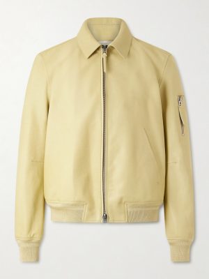 Leather Blouson Jacket Leather Blouson Jacket