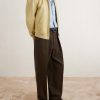 Leather Blouson Jacket - OU Leather Blouson Jacket - OU