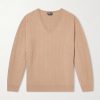 Cable-Knit Wool Sweater