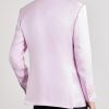 Double-Breasted Silk-Gabardine Blazer - BK Double-Breasted Silk-Gabardine Blazer - BK